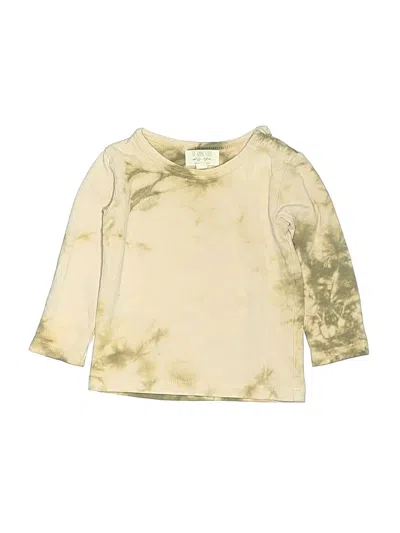 Pre-owned The Simple Folk Babies' 3/4 Sleeve T-shirt In Gold
