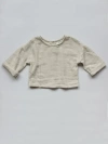 The Simple Folk The Button Back Top In Ecru