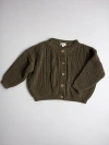 The Simple Folk The Chunky Cardigan In Olive