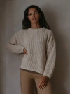 The Simple Folk The Chunky Sweater In Neutral