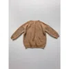 The Simple Folk Kids'  The Chunky Sweater In Caramel