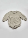The Simple Folk The Meadow Romper In Ecru