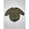 The Simple Folk Meadow Romper - Baby In Olive