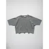The Simple Folk Kids'  The Oversized Tee In Lead Gray