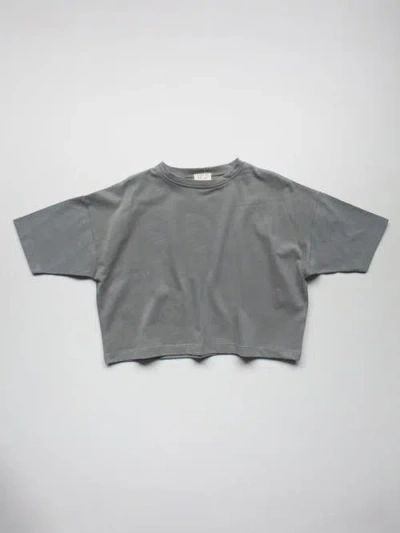 The Simple Folk The Oversized Tee In Lead Gray