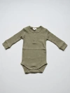 The Simple Folk The Ribbed Bodysuit In Ecru