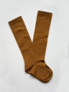 The Simple Folk Unisex Ribbed Sock - Little Kid, Big Kid In Bronze