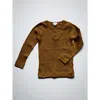 The Simple Folk The Ribbed Top In Bronze