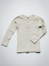 The Simple Folk The Ribbed Top In Ecru