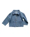 The Simple Folk Unisex Denim Jacket - Little Kid In Light Denim