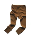 The Simple Folk Unisex Ribbed Legging - Baby In Bronze