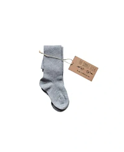 The Simple Folk Kids' Unisex Ribbed Sock - Baby In Gray Melange