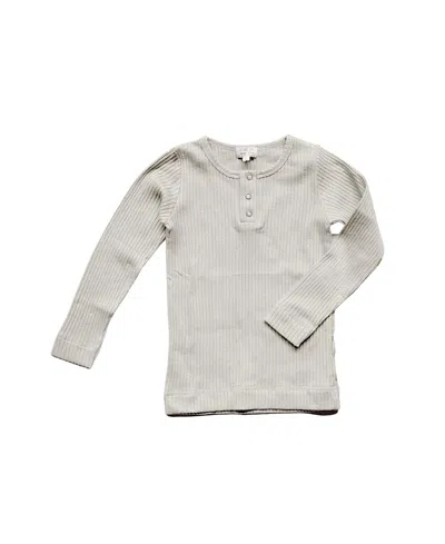 The Simple Folk Unisex Ribbed Top - Little Kid, Big Kid In Ecru