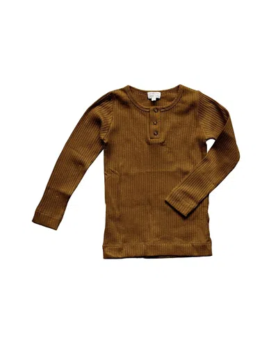 The Simple Folk Unisex Ribbed Top - Little Kid, Big Kid In Bronze