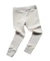 The Simple Folk Kids' Unisex Waffle Legging In Undyed