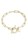 The Sis Kiss Keepsake Chain Bracelet In Gold