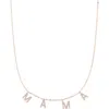 The Sis Kiss Mama Necklace In Gold