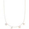 The Sis Kiss Mama Necklace In Gold