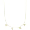 The Sis Kiss Mama Necklace In Gold