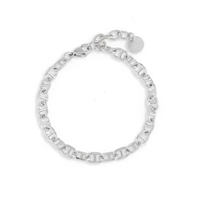The Sis Kiss Mia Mariner Bracelet In Silver