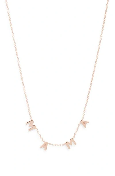 The Sis Kiss Mini Mama Necklace