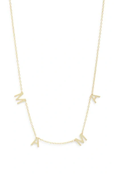 The Sis Kiss Mini Mama Necklace