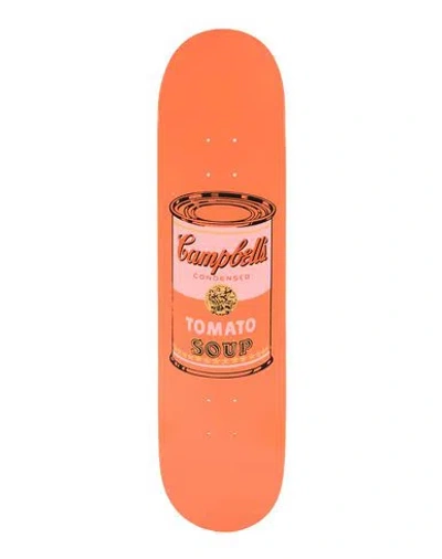 The Skateroom Colored Campbell's Soup Cans - Peach Art Object (-) Size - Wood In Orange