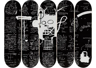Pre-owned The Skateroom Jeanmichel Basquiat Demon Collectible Skate Deck Black In Multi