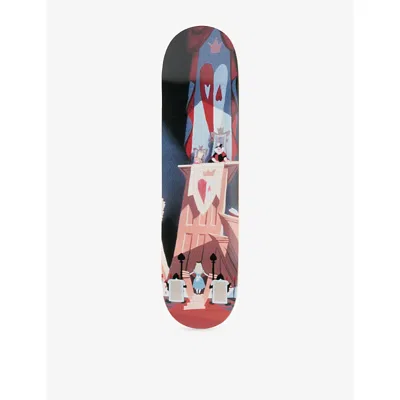 The Skateroom Mens  X Disney Alice In Wonderland Queen Of Hearts Maple-wood Skateboard Deck In Multi