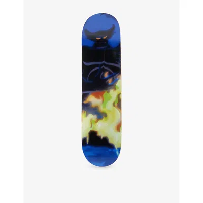 The Skateroom Mens  X Disney Chernabog Monster Maple-wood Skateboard Deck In Multi