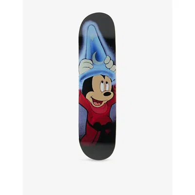 The Skateroom Mens  X Disney Mickey In Fantasia Maple-wood Skateboard Deck In Multi