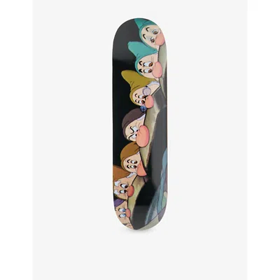 The Skateroom Mens  X Snow White And The 7 Dwarfs Maple-wood Skateboard Deck In Multi