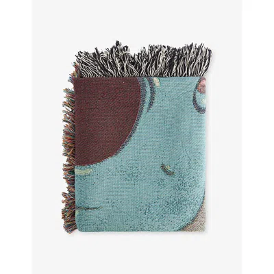 The Skateroom Harry Lambert For Skateroom X Disney Snow White Cotton Jacquard Blanket In Multi