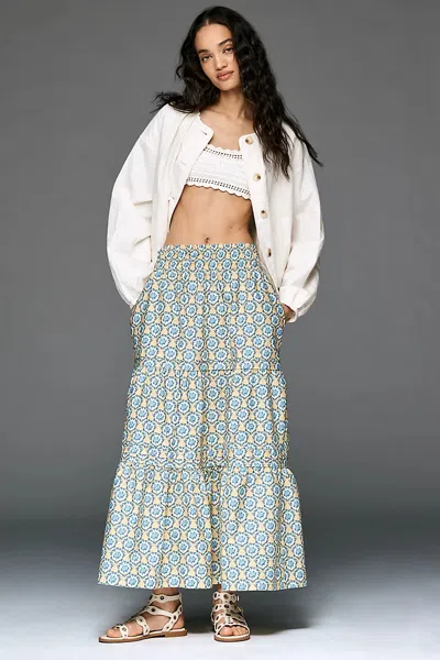 The Somerset Collection By Anthropologie Somerset Maxi Skirt In Multi