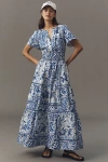 The Somerset Collection By Anthropologie The Somerset Maxi Dress In Blue