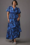 The Somerset Collection By Anthropologie The Somerset Maxi Dress In Blue