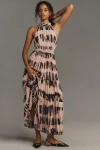 The Somerset Collection By Anthropologie The Somerset Maxi Dress: Halter Edition In Multicolor
