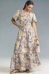 The Somerset Collection By Anthropologie The Somerset Maxi Dress In Purple