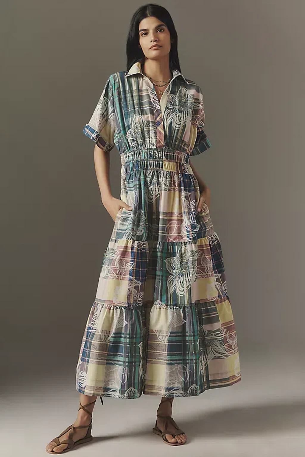 The Somerset Collection By Anthropologie The Somerset Maxi Dress: Shirt  Dress Edition In Blue | ModeSens