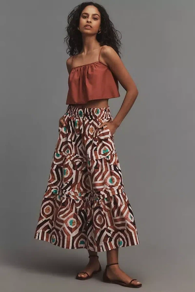 The Somerset Collection By Anthropologie The Somerset Maxi Skirt In Multicolor