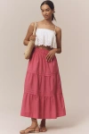 The Somerset Collection By Anthropologie The Somerset Maxi Skirt In Purple