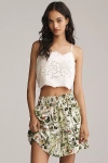 The Somerset Collection By Anthropologie The Somerset Midi Skirt: Linen Blend Edition