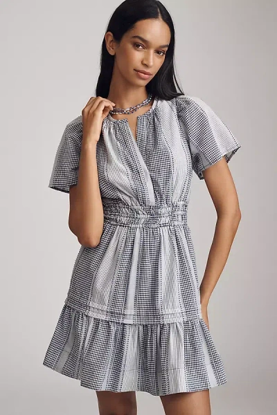 The Somerset Collection By Anthropologie The Somerset Mini Dress In Blue