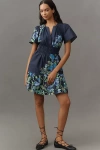 The Somerset Collection By Anthropologie The Somerset Mini Dress In Blue