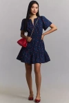The Somerset Collection By Anthropologie The Somerset Mini Dress In Blue