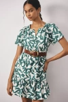 The Somerset Collection By Anthropologie The Somerset Mini Dress In Green