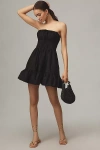 The Somerset Collection By Anthropologie The Somerset Mini Dress: Strapless Edition In Black