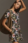The Somerset Collection By Anthropologie The Somerset Poplin Romper In Black