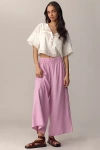 The Somerset Collection By Anthropologie The Somerset Pull-on Pants: Linen Edition In Pink
