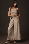 The Somerset Collection By Anthropologie The Somerset Pull-on Trousers: Jacquard Edition